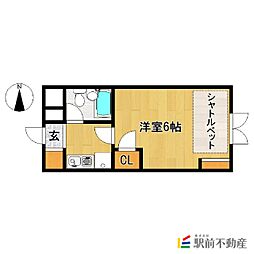 西鉄天神大牟田線 紫駅 徒歩8分 3階/-