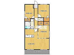 ボルドー5番館 3LDKの間取図画像