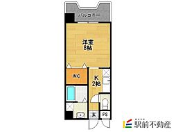 間取図画像 1K