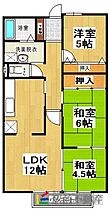 ファミリーハイツKOGA　B棟 203 ｜ 福岡県三井郡大刀洗町本郷3427-1（賃貸アパート3LDK・2階・65.56㎡） その2