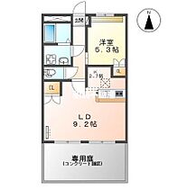 ファインコート北野I 102 ｜ 福岡県久留米市北野町中313（賃貸アパート1LDK・1階・41.02㎡） その2