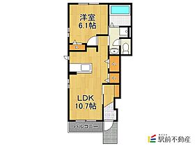 ビクトリア　リアン　A棟 101 ｜ 福岡県久留米市田主丸町豊城1518-3（賃貸アパート1LDK・1階・44.22㎡） その2