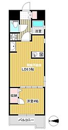 みついビル 1LDKの間取図画像