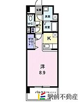 フォーウィルズコート 805 ｜ 福岡県久留米市花畑2丁目16-14（賃貸マンション1R・8階・29.24㎡） その2