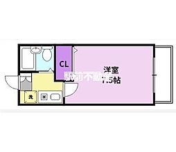 セレクトハイツ 1Kの間取図画像