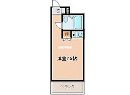 豊国スカイマンション国分1 ワンルームの間取図画像
