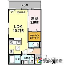 ラ・カーサミーアII 303 ｜ 佐賀県佐賀市神園3丁目3-7（賃貸アパート1LDK・3階・35.56㎡） その2