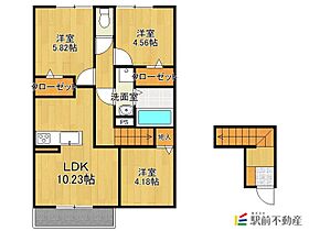 Soleado　Ogi 207 ｜ 佐賀県小城市小城町畑田2400-1（賃貸アパート3LDK・2階・63.36㎡） その2