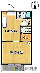 デイアス・セフィラ 1DKの間取図画像