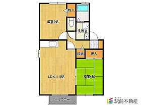 アークフラッツD棟 110 ｜ 福岡県柳川市三橋町柳河392-1（賃貸アパート2LDK・1階・53.48㎡） その2