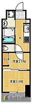 福岡県久留米市本町6-7（賃貸マンション2K・3階・23.23㎡） その2