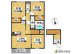 物件の間取り