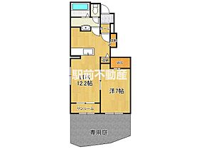 ネオタウンIII 105 ｜ 福岡県筑後市大字長浜1014（賃貸アパート1LDK・1階・50.80㎡） その2