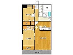 K・S1 2LDKの間取図画像