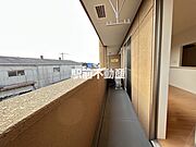横幅広めのバルコニー♪