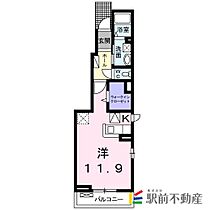 アプリコット　II 101 ｜ 福岡県大川市大字三丸824-37（賃貸アパート1K・1階・32.94㎡） その2