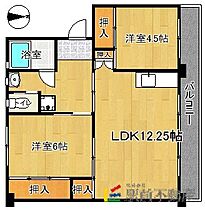 ビレッジハウス城島I 406 ｜ 福岡県久留米市城島町江上1515-2（賃貸マンション2LDK・4階・53.96㎡） その2