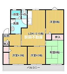 ルーミネスハイツ 4LDKの間取図画像