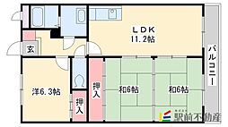 ファミール大谷 3LDKの間取図画像