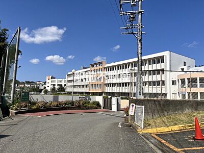 周辺：二日市中学校 