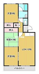 レークサイドパーク 3LDKの間取図画像