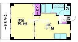 ライフステージ壱番館 1LDKの間取図画像