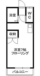 SUNS'8 1Kの間取図画像