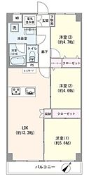 ハイシティ田園調布南 3LDKの間取図画像