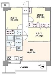 間取図画像 3LDK