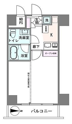 間取り 東建島津山南ハイツ 5階/-
