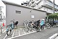自転車置き場。...