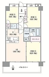 間取図画像 3LDK