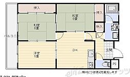間取図画像 3DK