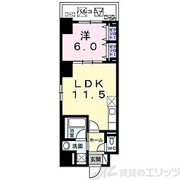 ブリーゼ 1LDKの間取図画像