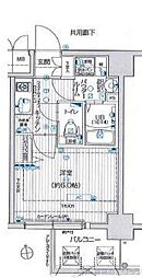 エスリード新大阪グランファースト 1Kの間取図画像