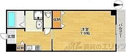 ロイヤルクイーンズパーク江坂 1Kの間取図画像