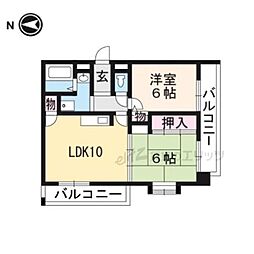 azwel 2LDKの間取図画像