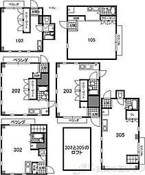 マンションナカムラ ワンルームの間取図画像