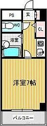 リアライズ西淡路 1Kの間取図画像