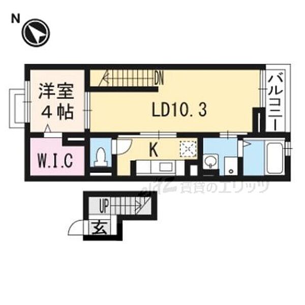 グランシャリオ 403｜大阪府茨木市藤の里１丁目(賃貸マンション1LDK・4階・44.61㎡)の写真 その2