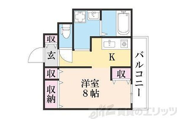 ミナ・コティ 203｜大阪府高槻市芥川町２丁目(賃貸マンション1K・2階・24.30㎡)の写真 その2