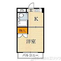 末広マンション 203 ｜ 大阪府茨木市末広町11-28（賃貸マンション1K・2階・22.00㎡） その2