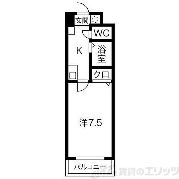 ベルメゾン上山手 105｜大阪府吹田市上山手町(賃貸マンション1K・1階・22.03㎡)の写真 その2