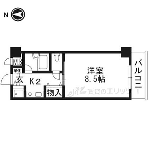 フレンズハイム光栄 201｜大阪府高槻市大畑町(賃貸マンション1K・2階・24.00㎡)の写真 その2