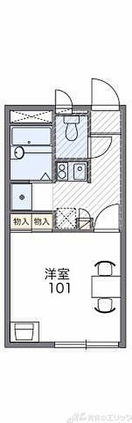 レオパレスイクセン3 102｜大阪府高槻市東五百住町３丁目(賃貸マンション1K・1階・20.28㎡)の写真 その2