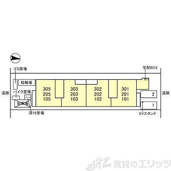 グランドール垂水 201｜大阪府吹田市垂水町３丁目(賃貸アパート2LDK・2階・53.43㎡)の写真 その2