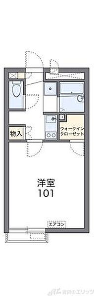 レオネクストフラッツリリー 103｜大阪府高槻市安満北の町(賃貸アパート1K・1階・26.49㎡)の写真 その2