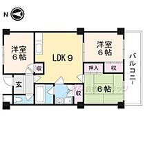 清涼ハイツ 303 ｜ 大阪府吹田市山田東１丁目34-1（賃貸マンション3LDK・3階・67.01㎡） その2