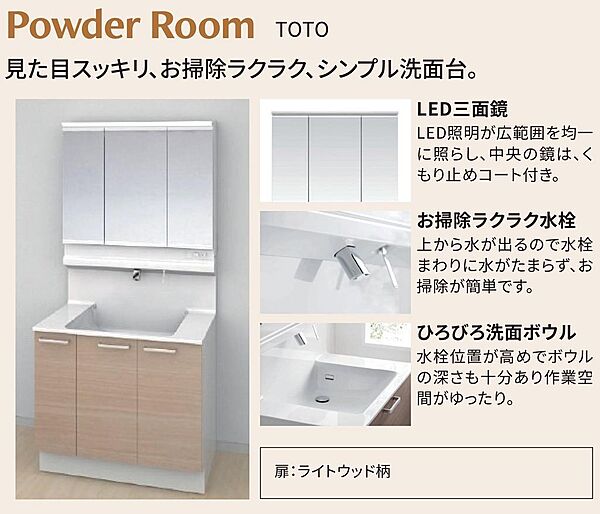 洗面を拡大表示