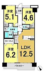 間取図画像 3LDK
